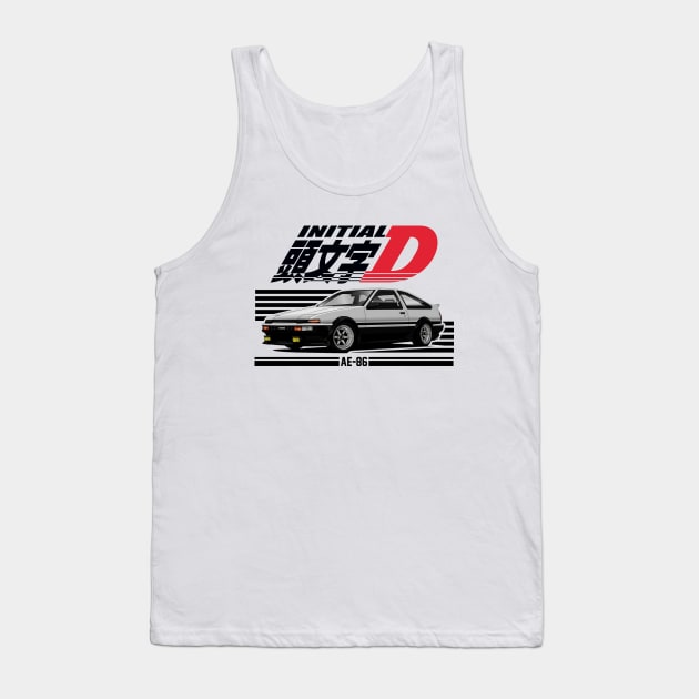 Initial D - anime japan Tank Top by Grindbising